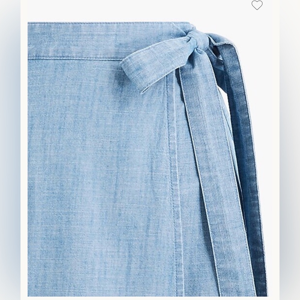 J. Crew Asymmetrical Light Blue Skirt - Picture 5 of 9